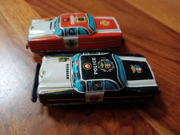 Vintage Blikken Politie Auto Jaren 40/50 beschikbaar voor biedingen