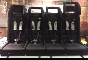Autozitje achterbank Multimac 1260 Zwart LEER + Minimac beschikbaar voor biedingen