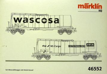 Märklin 46552 Set (2) Ketelwagens Wascosa - AVIA SBB-CFF beschikbaar voor biedingen