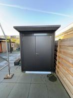 Biohort AvantGarde A2 Donkergrijs metallic dubbele deur, Tuin en Terras, Bergingen en Tuinkasten, Ophalen, Zo goed als nieuw, Metaal