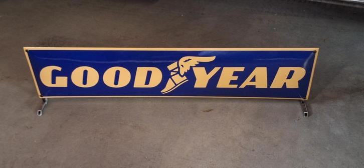Nieuw emaille reclame bord Goodyear, Good Year banden., Verzamelen, Merken en Reclamevoorwerpen, Nieuw, Reclamebord, Ophalen of Verzenden