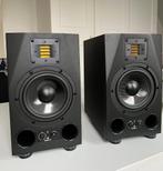 Adam A7X Active Studio monitor set + isoAcoustics / Auralex, Audio, Tv en Foto, Luidsprekers, Zo goed als nieuw, 60 tot 120 watt