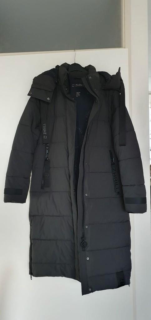 Zhrill Winterjas, Kleding | Dames, Jassen | Winter, Zo goed als nieuw, Maat 36 (S), Grijs, Ophalen of Verzenden