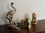 Goudkleurige Beeldjes, Verzamelen, Beelden en Beeldjes, Ophalen, Zo goed als nieuw, Dier