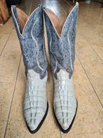 Mexicaanse "Croco" boots mt 45. Cowboy western laarzen. Wit, Ophalen of Verzenden, Zo goed als nieuw, Bruin, Boots
