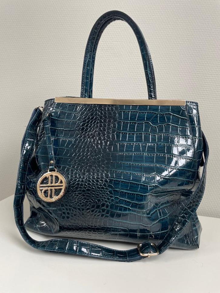 Schoudertas handtas v. David Jones  NIEUW!!, Sieraden, Tassen en Uiterlijk, Tassen | Damestassen, Nieuw, Handtas, Blauw, Ophalen of Verzenden