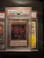 Yu-Gi-Oh slifer the skye dragon psa 9, Ophalen of Verzenden, Zo goed als nieuw