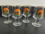 4 Retro/vintage Coffee Specials glazen uit de jaren 70, Antiek en Kunst, Antiek | Glas en Kristal, Ophalen of Verzenden