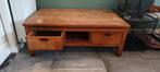 Teakhouten salontafel, Huis en Inrichting, Tafels | Salontafels, Ophalen, Gebruikt, 100 tot 150 cm, 50 tot 100 cm