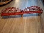 Marklïn HO boogbrug rood met pijlers, Hobby en Vrije tijd, Modeltreinen | H0, Overige merken, Gebruikt, Gelijkstroom of Wisselstroom