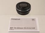 OM-system / Olympus 14-42mm EZ zwart pancake lens MFT (nr1), Audio, Tv en Foto, Fotografie | Lenzen en Objectieven, Ophalen of Verzenden