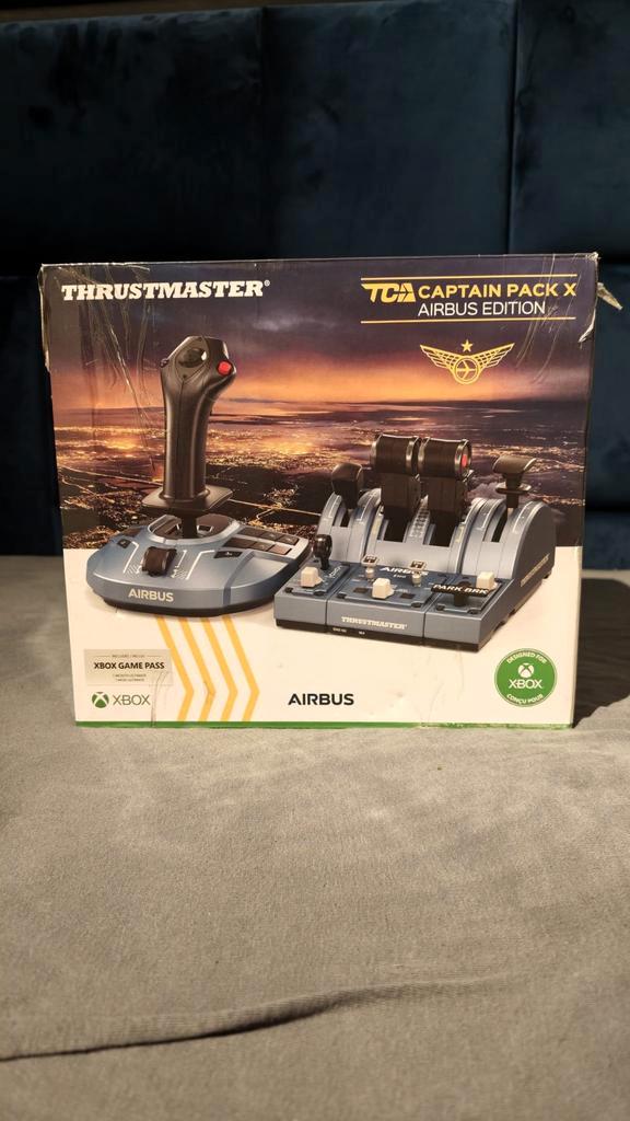 Thrustmaster TCA Captain Pack X Airbus - Xbox/PC, Computers en Software, Joysticks, Zo goed als nieuw, Ophalen of Verzenden