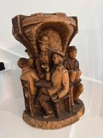 Unieke reliëfkaars – Historisch tafereel, Ophalen of Verzenden, Zo goed als nieuw, Overige materialen, Minder dan 25 cm
