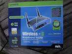 Linksys wireless g broadband router compleet in doos, Ophalen of Verzenden
