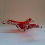 Rode Murano "Bubble Glass" Schaal, Ophalen of Verzenden