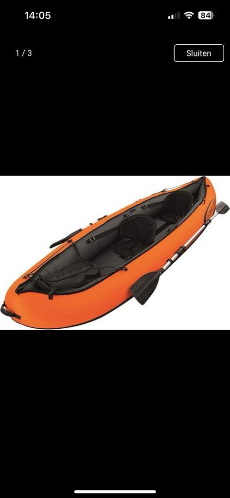 Bestway Hydro-Force Ventura kajakset/ kano 2 personen, Watersport en Boten, Kano's, Zo goed als nieuw, Kajak, Twee personen, Opblaasbaar