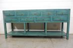 Side Table Kommode Turquoise, Nieuw, Ophalen of Verzenden, Oosters, landelijk, 150 tot 200 cm