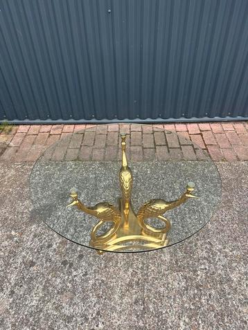 Tafel salontafel vintage messing  beschikbaar voor biedingen