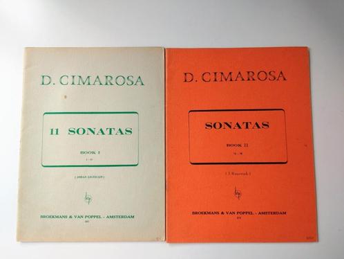 Domenico Cimarosa Sonatas boek 1 en 2, bladmuziek piano, Muziek en Instrumenten, Bladmuziek, Gebruikt, Artiest of Componist, Klassiek