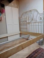 Leirvik bed van Ikea, Ophalen, Wit, Tweepersoons, 140 cm