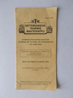 R.T.M.- ROTTERDAMSCHE TRAMWEG MIJ - 15 AUGUSTUS 1964, Ophalen of Verzenden