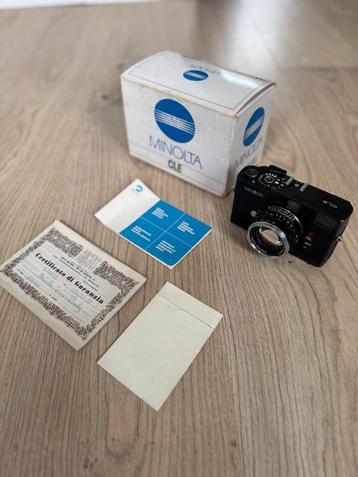 Minolta CLE body te koop – let op: lens niet inbegrepen. beschikbaar voor biedingen
