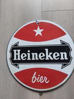 emaille bord HEINEKEN, Ophalen of Verzenden, Gebruikt, Reclamebord