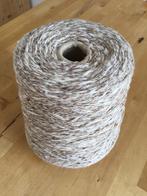Grote cone brei Wol beige Tweed Knit cotton Rookvrij huis, Hobby en Vrije tijd, Ophalen of Verzenden, Zo goed als nieuw, Breien of Haken