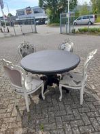 Mooie mixed eethoek Compleet of los te koop, Antiek en Kunst, Antiek | Meubels | Tafels, Ophalen