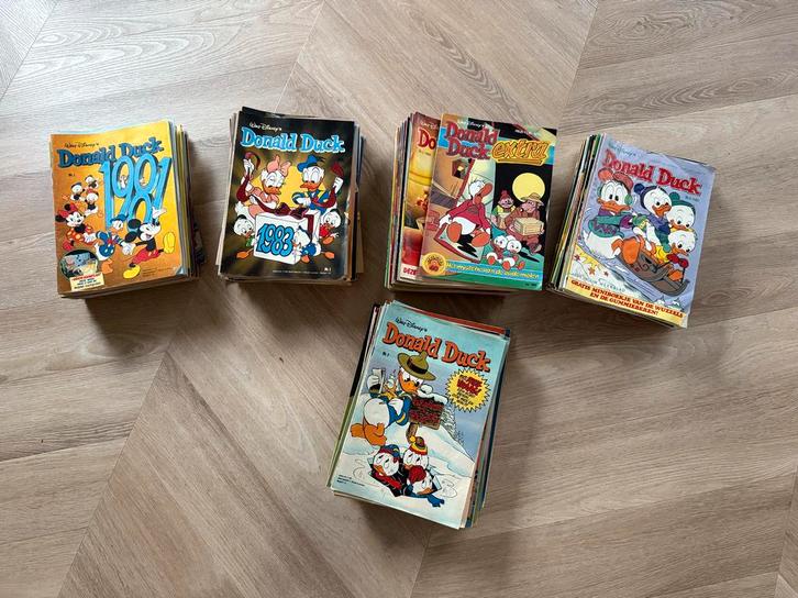 Donald Duck Jaargangen '80-'87, Boeken, Stripboeken, Gelezen, Meerdere stripboeken, Ophalen of Verzenden