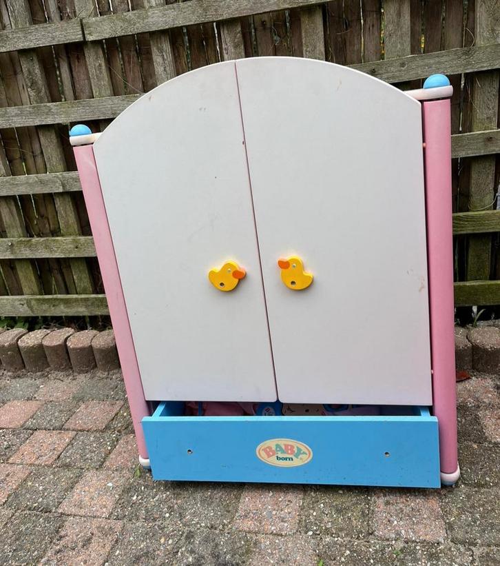 Baby Born kledingkast voor poppen kleertjes, Kinderen en Baby's, Speelgoed | Speeltenten, Gebruikt, Ophalen