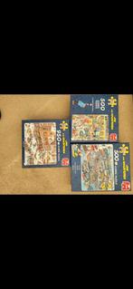 Jan van Haasteren puzzels (3x), Ophalen, 500 t/m 1500 stukjes, Zo goed als nieuw