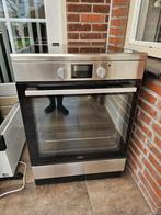 Elektrisch fornuis, Ophalen, 4 kookzones, Zo goed als nieuw, Vrijstaand