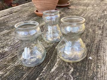 Oude Vintage Brocante Bollenvaasjes Hyacintvaasje Vaas beschikbaar voor biedingen