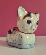 vintage blikken katje met wieltjes, Ophalen of Verzenden