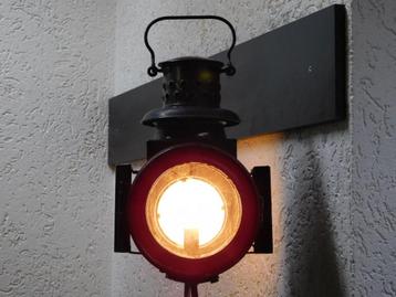 Antieke Osmeka Spoorlantaarn met Lamp - Staand - 90 cm beschikbaar voor biedingen