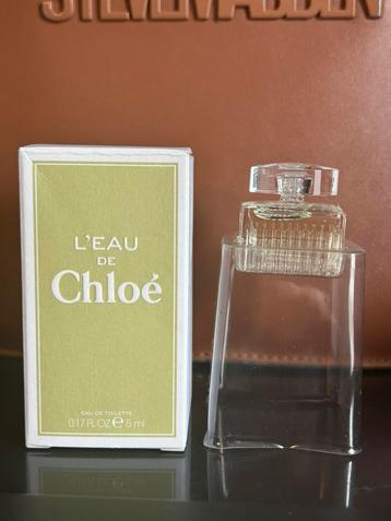 L’eau de Chloé miniatuur 5ml EDT ~ nieuw  beschikbaar voor biedingen