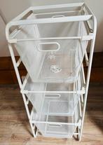 Ikea wasmanden rek (met 3 wasmanden), Ophalen, Gebruikt, Wasrek
