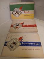 3 Antieke Piggelmee  plaatjesboekjes compleet., Ophalen of Verzenden, Gelezen, Plaatjesalbum
