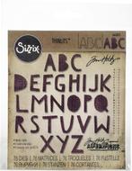 Sizzix Tim Holtz Thinlits Dies Alphanumeric Upper #663073, Hobby en Vrije tijd, Scrapbooking, Verzenden, Nieuw, Frame of Mal, Sizzix