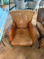 Vintage Schapenleren Fauteuil, Huis en Inrichting, Fauteuils, Ophalen, Gebruikt, Minder dan 75 cm, Leer