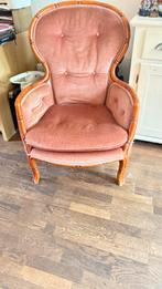 Vintage oud roze stoel, Ophalen