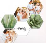 Cadeaubon 55 euro voor 4 hexagons met foto's naar keuze, Tickets en Kaartjes, Eén persoon, Cadeaubon, Overige typen