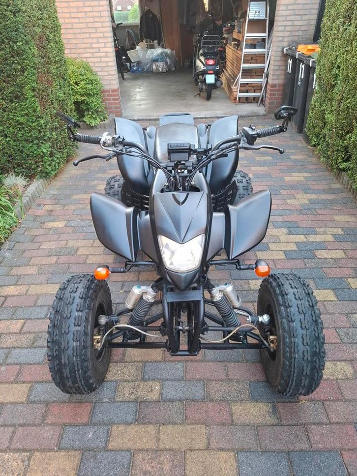 Stoere Zwarte Quad 200cc, Hobby en Vrije tijd, Overige Hobby en Vrije tijd, Ophalen