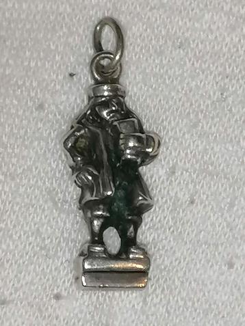 Perkeo van Heidelberg Duitse hofnar zilveren kettinghanger  beschikbaar voor biedingen