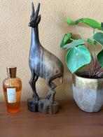 Antilope beeld - Massief Hout, Antiek en Kunst, Ophalen of Verzenden