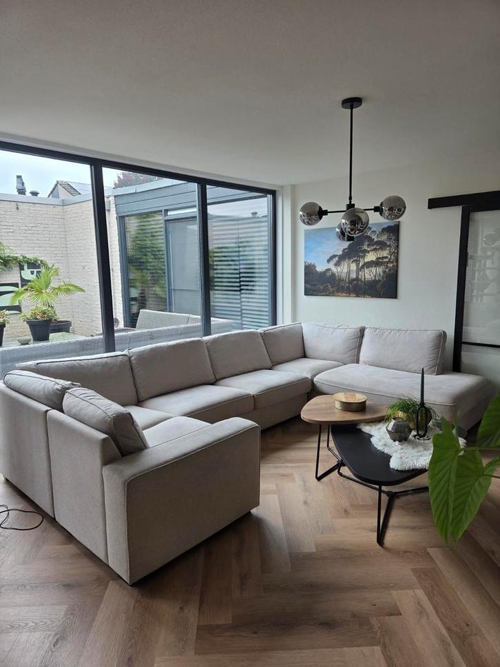 Ruime comfortabele u bank!, Huis en Inrichting, Banken | Bankstellen, Vierpersoons of meer, Ophalen