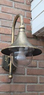 Goudkleurige Buitenlamp - Nieuwstaat met Garantie!, Huis en Inrichting, Ophalen of Verzenden, Zo goed als nieuw, Glas, Klassiek