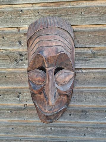 Mexicaans houten masker beeld beschikbaar voor biedingen