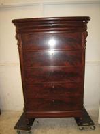 Fraaie mahonie chiffoniere / secretaire, Antiek en Kunst